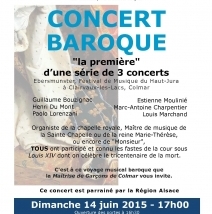 14 juin 2015 – Concert baroque de la Maîtrise de Garçons de Colmar